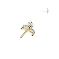 Moissanite Stone Trinity