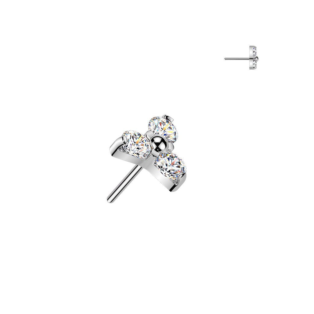 Moissanite Stone Trinity
