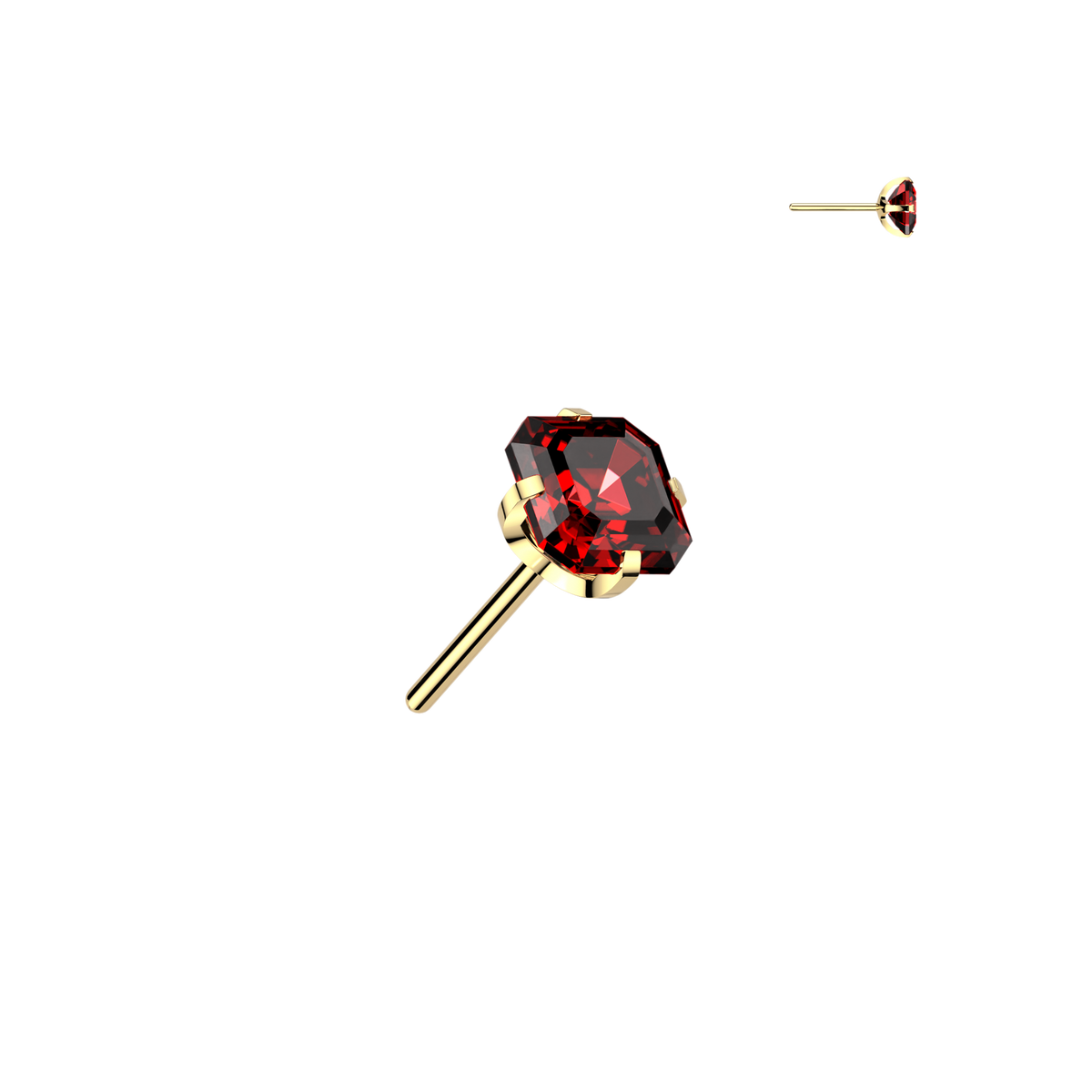 Pronged Square CZ
