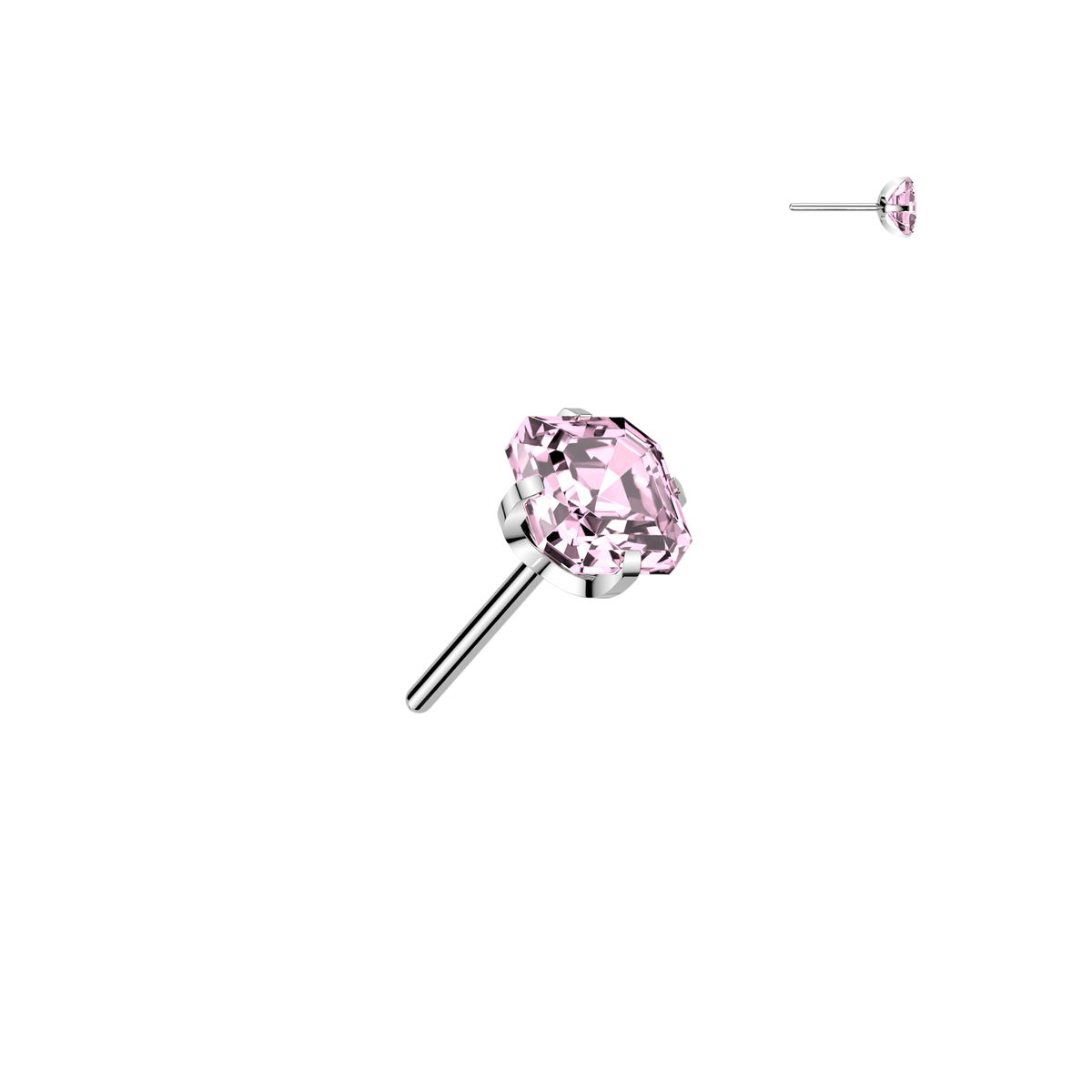 Pronged Square CZ