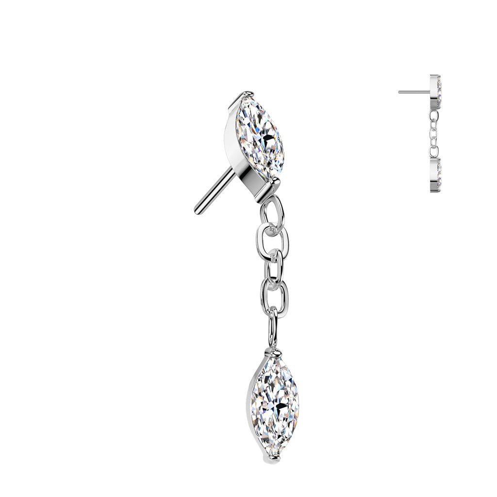 Marquise Chain Dangle
