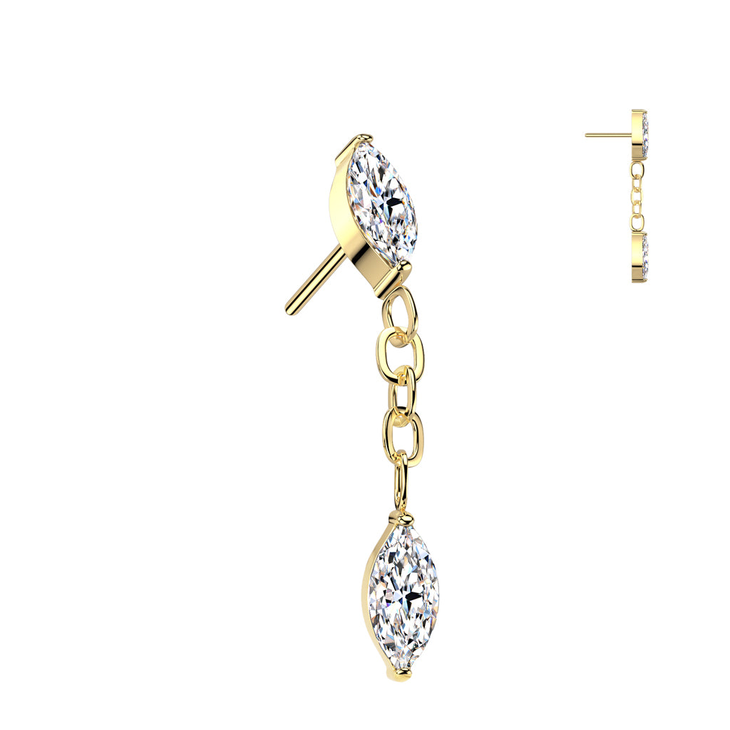 Marquise Chain Dangle