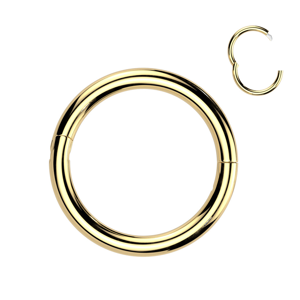 Thin Hinged Clicker Hoops
