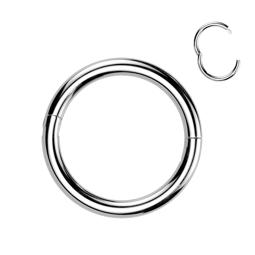 Thin Hinged Clicker Hoops