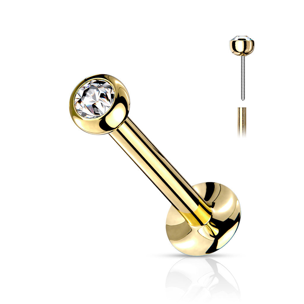 Embedded CZ Stud